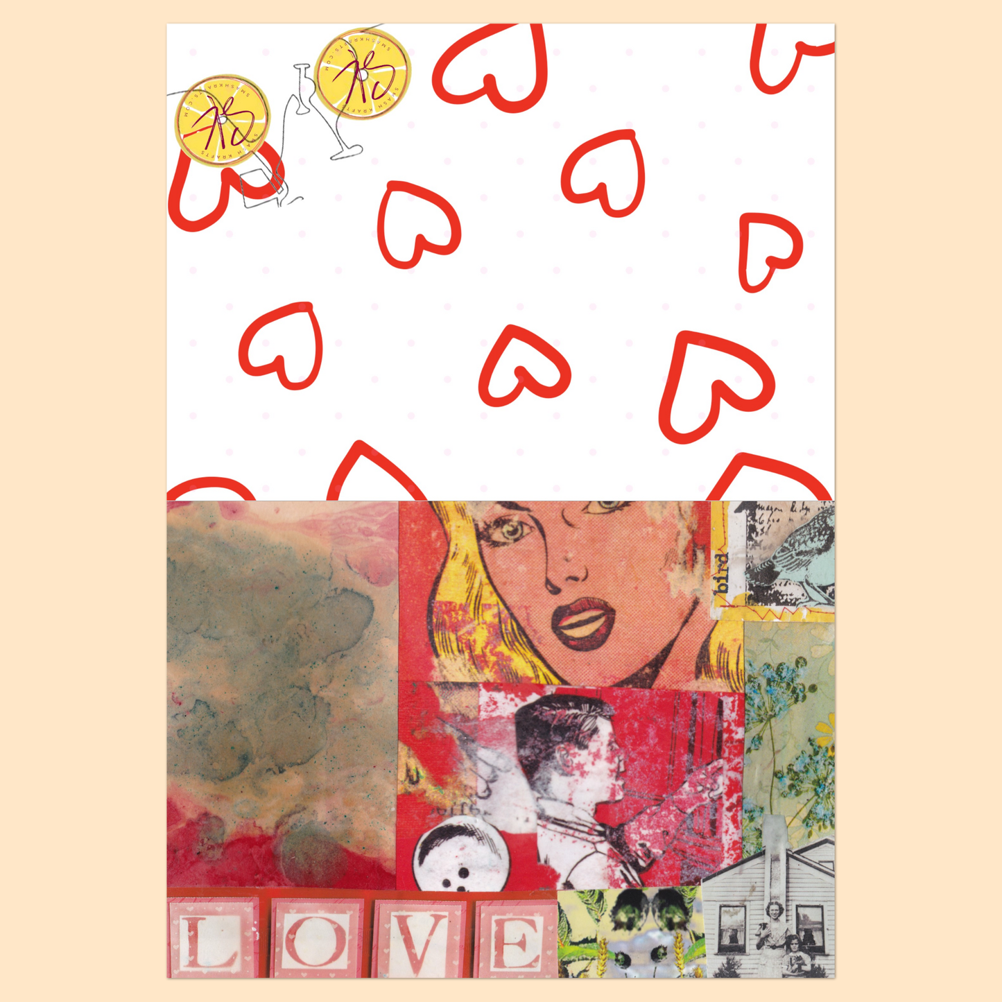 Love is Always in the Air - Pack of 10 Greeting Cards to share the love