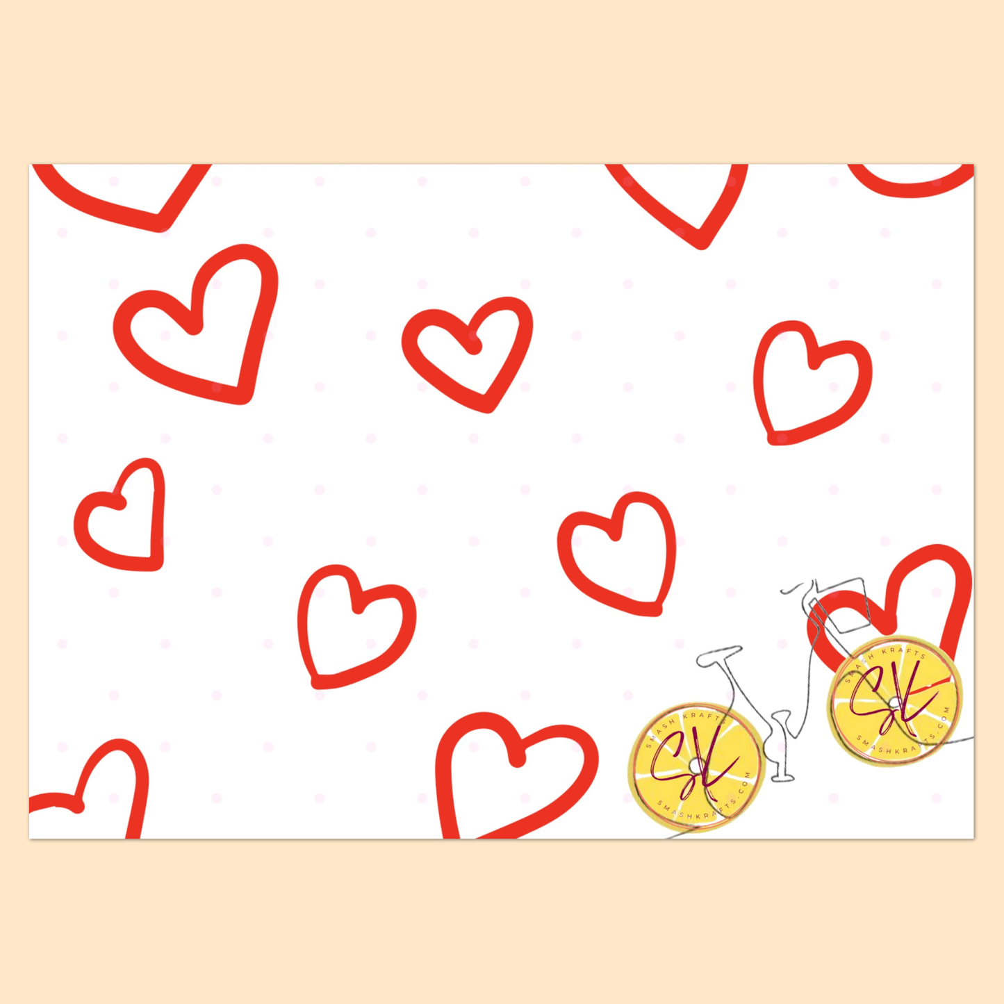 Love is Always in the Air - Pack of 10 Greeting Cards to share the love