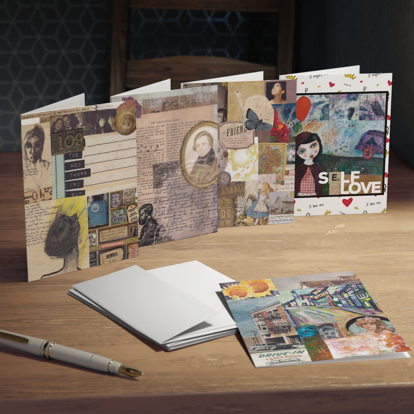 100% Completely Customized Greeting Cards - Signature Series Made to Order (in packs of 10, 25, 50 and more)