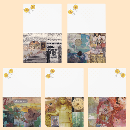 Greeting Cards — 5-Pack Multi-Design Assortment (Well Wishes & Heartfelt Notes)