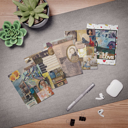 Whimsical Multi-Design Greeting Cards — 5-Pack of Fun, Expressive, Eccentric Illustrations