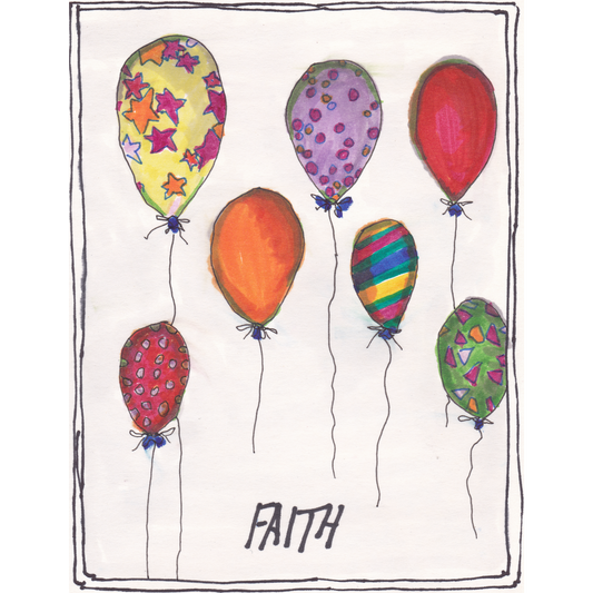 Faith Note Cards with White Envelopes (10)