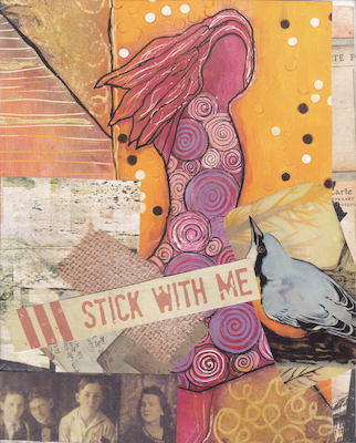 Stick with Me Canvas Print