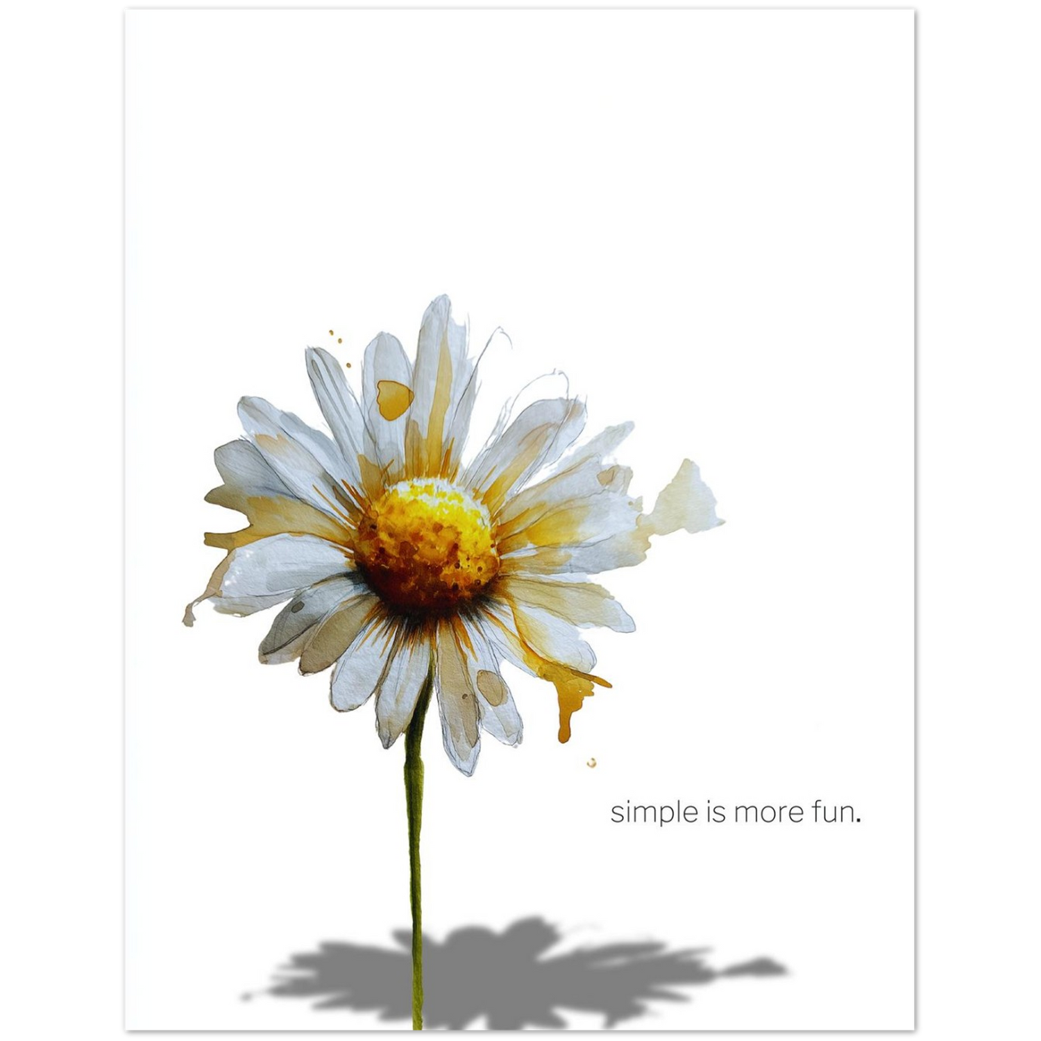 Simple Is More Fun Card