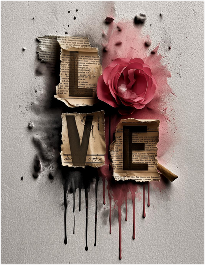 Love Runs Deep Art Cards. Pack of 10.