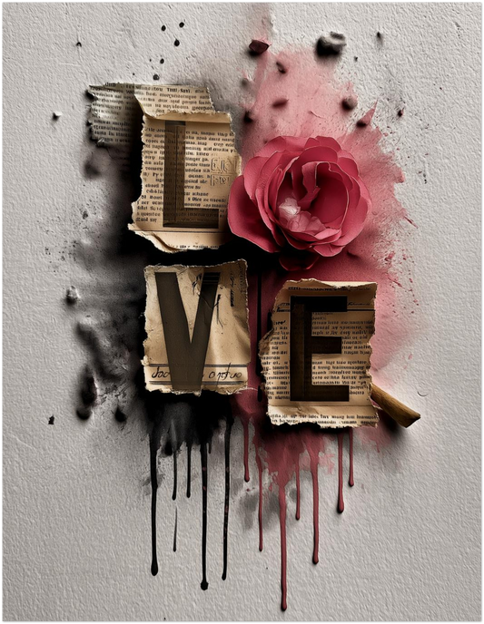 Love Runs Deep Art Cards. Pack of 10.